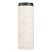 ドットと三角形の紙吹雪パターン タンブラー (裏面)