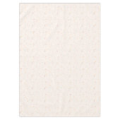 ドットと三角形の紙吹雪パターン テーブルクロス (正面)