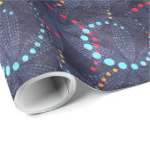 ドットと渦巻き ラッピングペーパー (ロールコーナー)