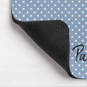 ドットに金髪のスティックガール マウスパッド (コーナー)