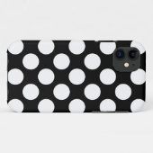 ドットのシームレスなパターン白+あなたの背後。 Case-Mate iPhoneケース (裏面(横))