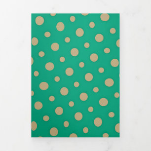 ドットのパターン2 三つ折りクリスマスカード