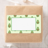 ドットの中のアボカド ラベル (インサイチュ)