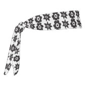 ドットの多い白黒の背景 タイヘッドバンド (回転270)