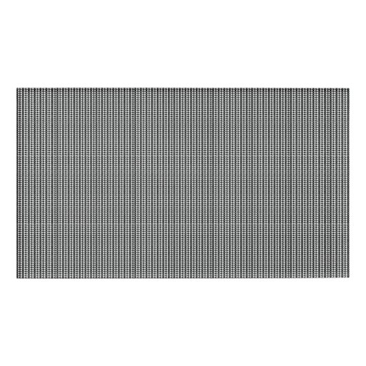 ドットの多い白黒の背景 名札 (正面)