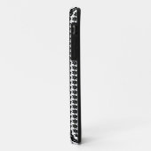 ドットの多い白黒の背景 Case-Mate iPhoneケース (裏面/左)