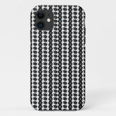 ドットの多い白黒の背景 Case-Mate iPhoneケース (裏面)