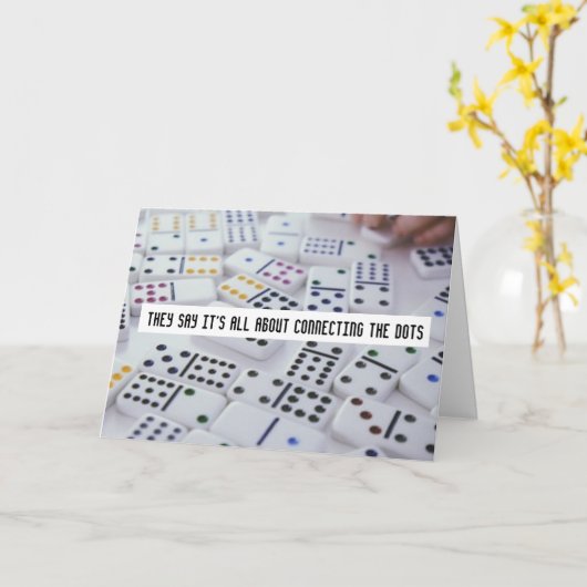 ドットの接続 カード (黄色い花)