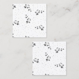 ドットの束の白黒の写真 コーリングカード