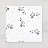 ドットの束の白黒の写真 コーリングカード (正面)