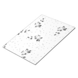 ドットの束の白黒の写真 ノートパッド