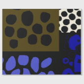 ドットはっきりした付きラッピング紙 ラッピングペーパー (フラット)