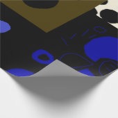 ドットはっきりした付きラッピング紙 ラッピングペーパー (角)