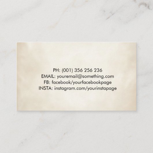 ドットアカラフルートカメラのシャッター 名刺 (裏面)