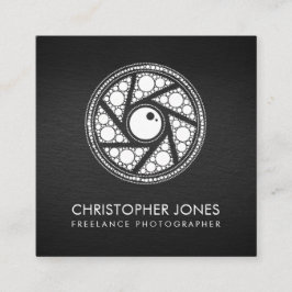 ドットアートカメラのシャッター写真家 スクエア名刺