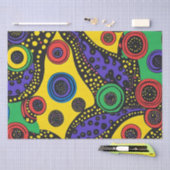 ドットアート抽象芸術9 薄葉紙 (クラフト)