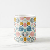 ドットエレガントと波コーヒーマグ コーヒーマグカップ (中央)