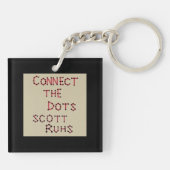 ドットカバーアートを接続する キーホルダー (裏面)