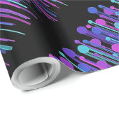 ドットカラフルとドリップタイルのラッピング紙 ラッピングペーパー (ロールコーナー)