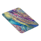 ドットカラフルアルコールインク液体抽象芸術アート マグネット (右側)