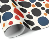 ドットカラフルデザイン ラッピングペーパー (ロールコーナー)