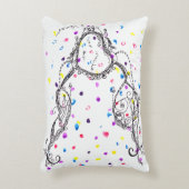 ドットカラフルファンタジーネックレス アクセントクッション (正面(垂直))