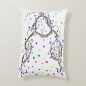 ドットカラフルファンタジーネックレス アクセントクッション (裏面(縦))