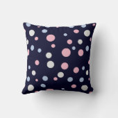 ドットカラフルモダンパターン クッション (裏面)