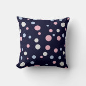 ドットカラフルモダンパターン クッション (正面)