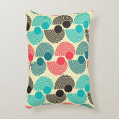 ドットカラフル:抽象芸術のシームレスなパターン。 アクセントクッション (正面(垂直))