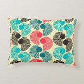 ドットカラフル:抽象芸術のシームレスなパターン。 アクセントクッション (裏面)