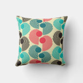 ドットカラフル:抽象芸術のシームレスなパターン。 クッション (裏面)