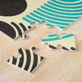 ドットカラフル:抽象芸術のシームレスなパターン。 ジグソーパズル (側面)