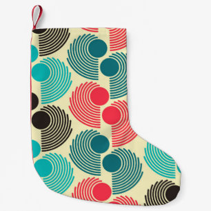 ドットカラフル:抽象芸術のシームレスなパターン。 スモールクリスマスストッキング