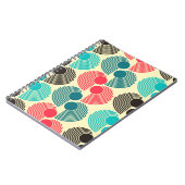 ドットカラフル:抽象芸術のシームレスなパターン。 ノートブック (左側)