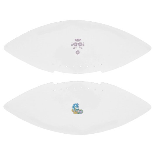 ドットシャーパブルーゴールデンサンドデザイン アメリカンフットボール (パネル)