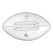 ドットシャーパブルーゴールデンサンドデザイン アメリカンフットボール (正面)