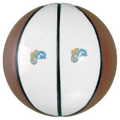 ドットシャーパブルーゴールデンサンドデザイン バスケットボール (縦)