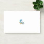 ドットシャーパブルーゴールデンサンドデザイン ポストイット (オフィス)