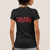 ドットストライプの Tシャツ (裏面)