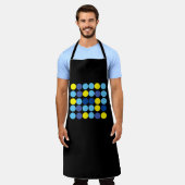 ドットダワンエプロン エプロン (着用した状態)