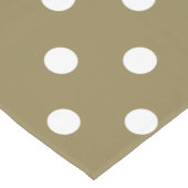 ドットデザインダークタンビッグ ロングテーブルランナー (コーナー)