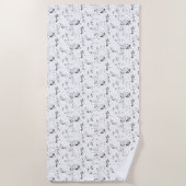 ドットデザイン41号 ビーチタオル (正面)