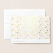 ドットデザイン4 箔カード (裏面封筒付き)