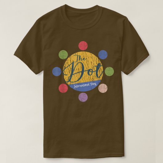 ドットデ国際的イ水玉模様9月15日Ki Tシャツ (デザイン正面)