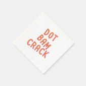 ドットバムクラックマージャン紙ナプキンス スタンダードカクテルナプキン (角)