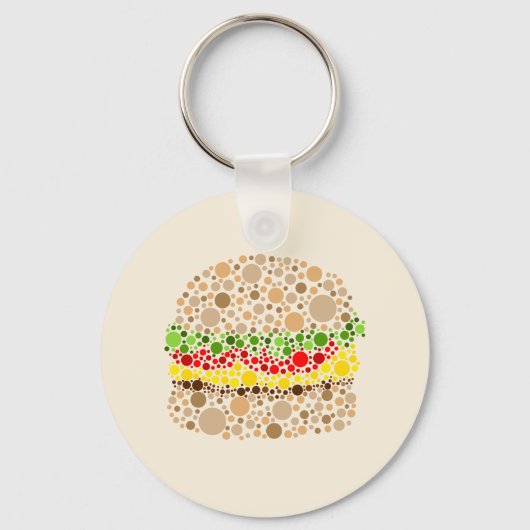 ドットバーガー キーホルダー (正面)