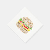ドットバーガー スタンダードカクテルナプキン (角)