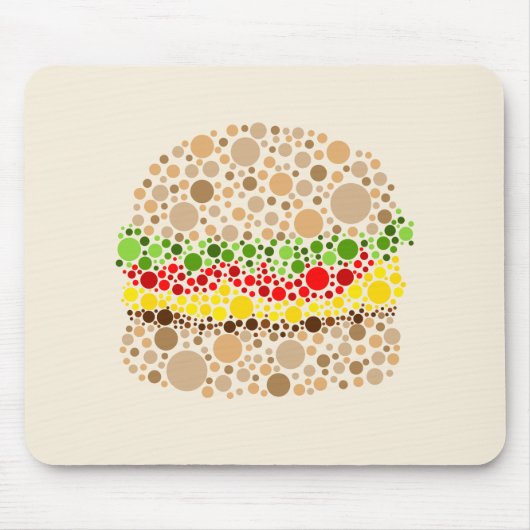 ドットバーガー マウスパッド (正面)
