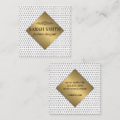 ドットパターンルクス スクエア名刺 (正面/裏面)